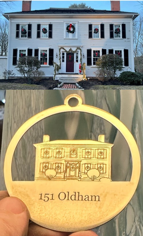 Custom Home Ornament – Made from Your Photo