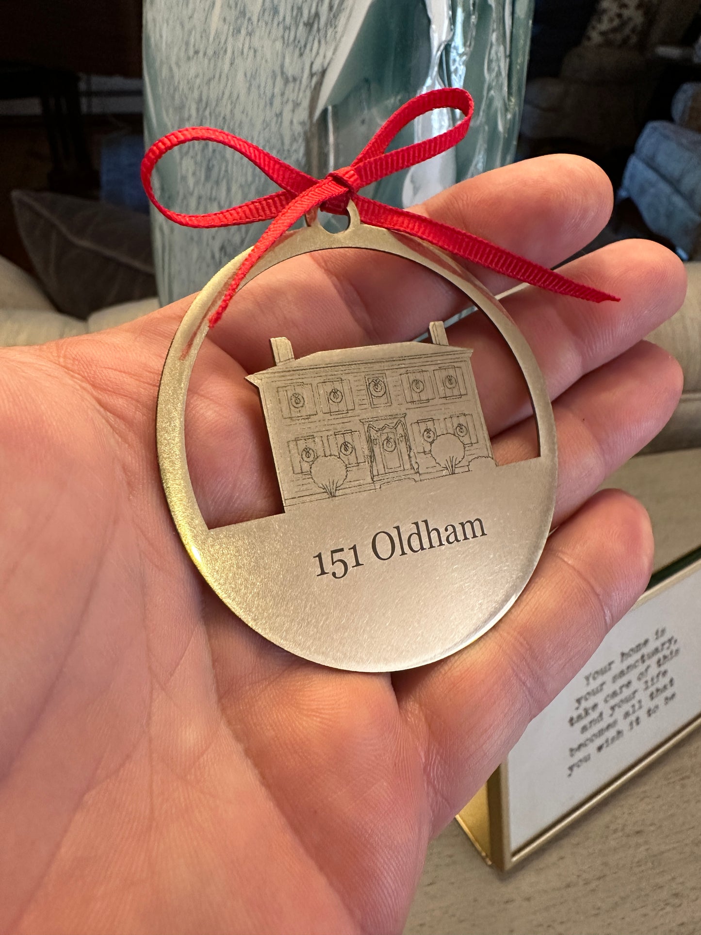 Custom Home Ornament – Made from Your Photo