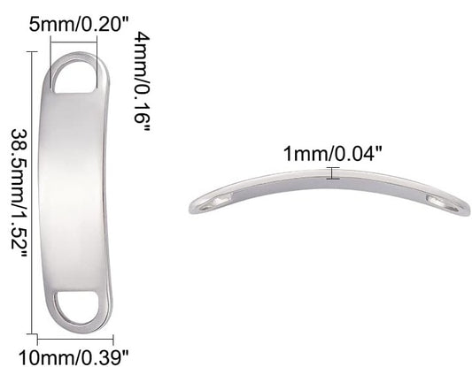 Custom Engraved Shoelace Bar